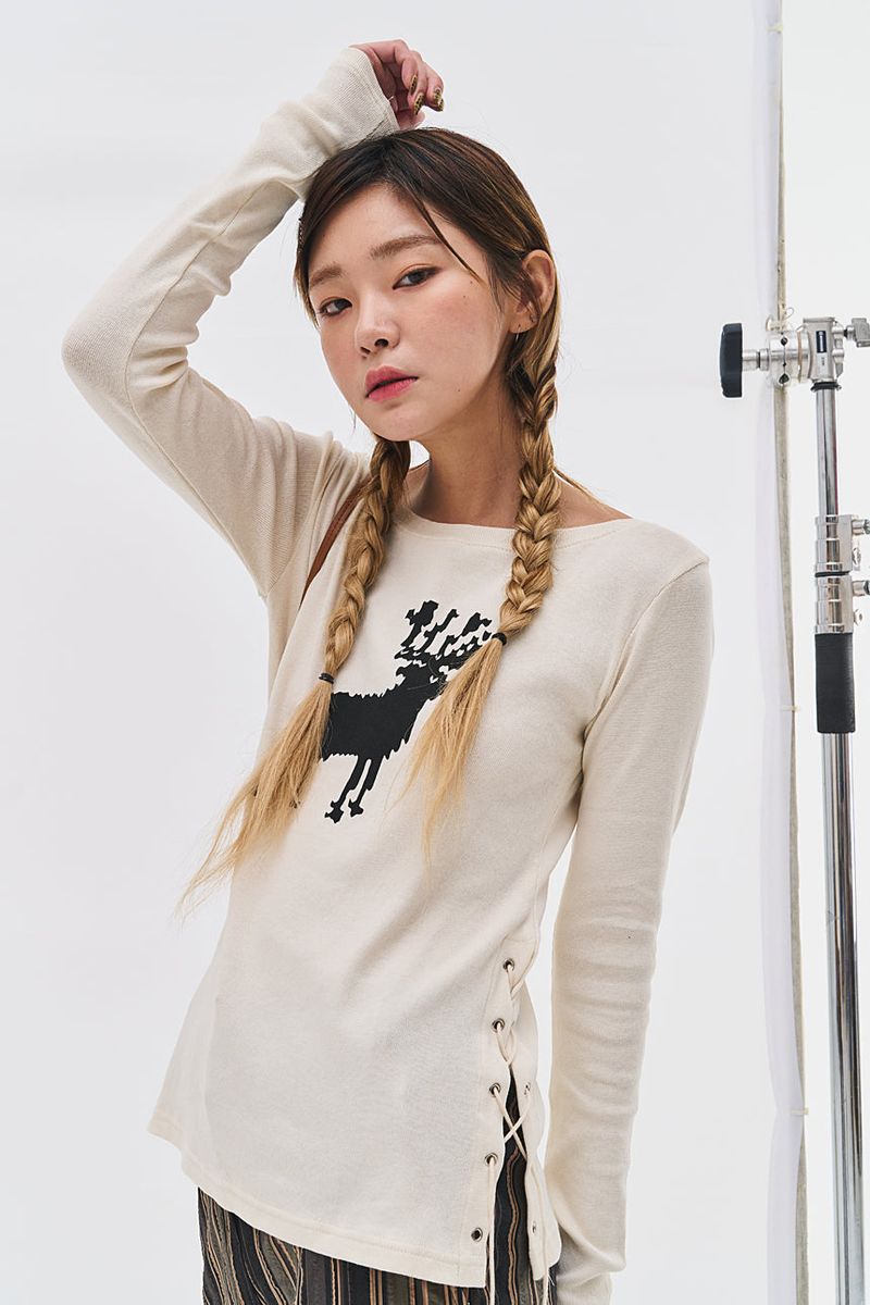 Dear eyelet t (2 colors)