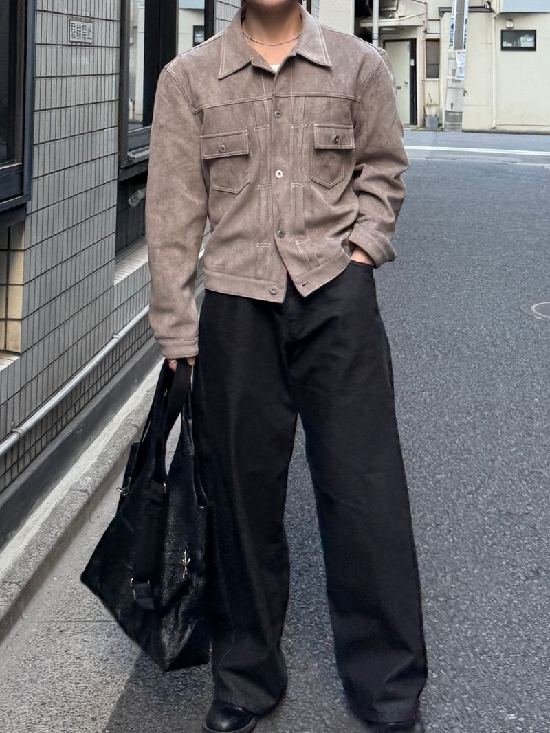 Add suede tracker jacket