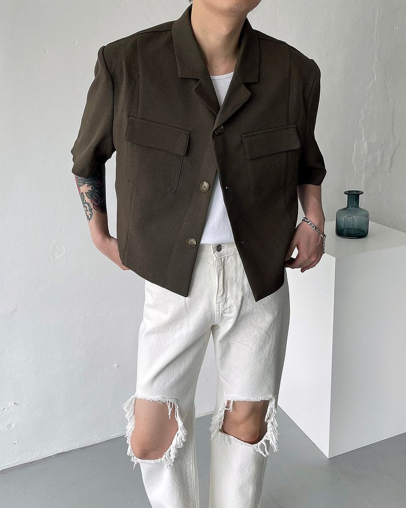 TAP Dewine Cropped Jacket (2 colors)