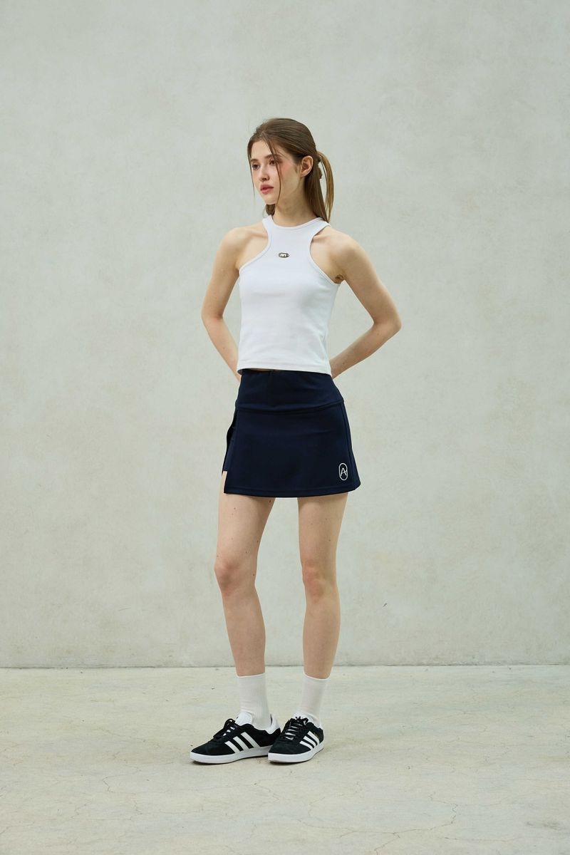 BONNY JERSEY SKIRT PANTS / NAVY