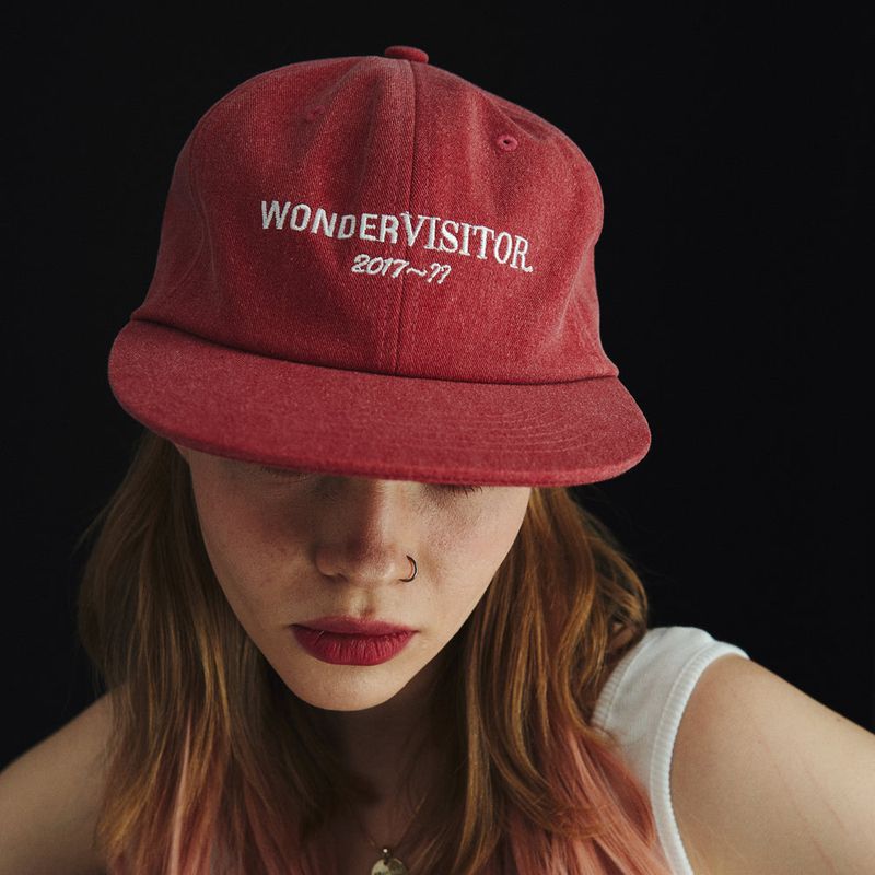 wonder visitor（ワンダービジター）の「Logo washing ball-cap [4Color]（Hats）」