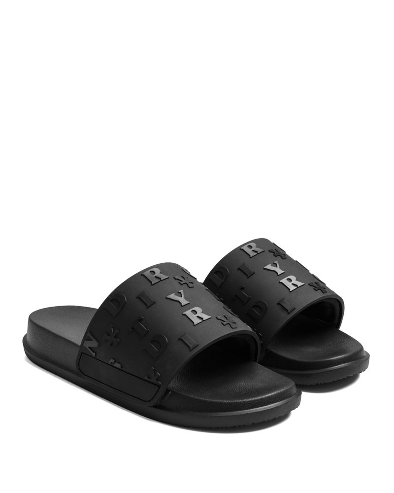 DirtyCoins（ダーティーコインズ）の「DirtyCoins Print Slides - Black（Shoes）」