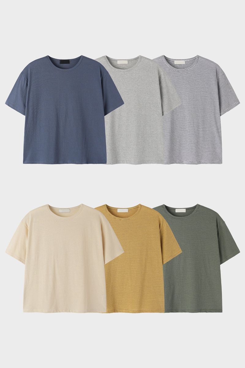 Debon Cropped Striped Top