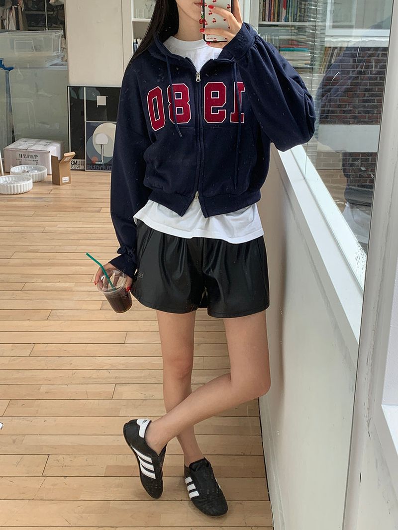 [Additional Fluff option] 1980 two-way hooded zip-up
