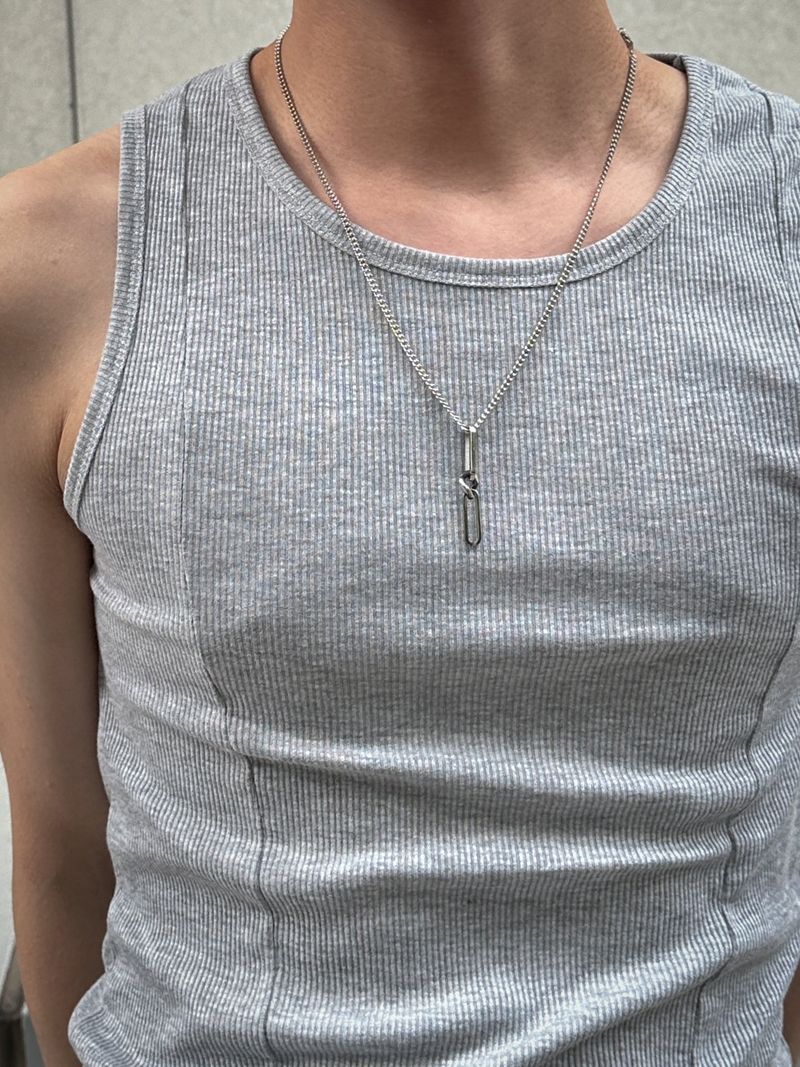 Chain Square Necklace