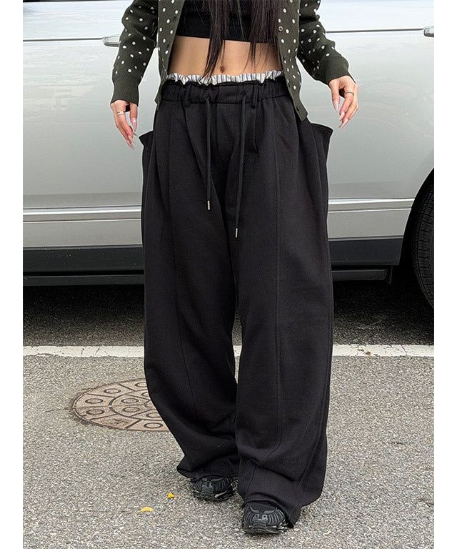 MUZESEOUL（ミューズソウル）の「[Unisex] Sweat layered training pants(2color)（Pants）」
