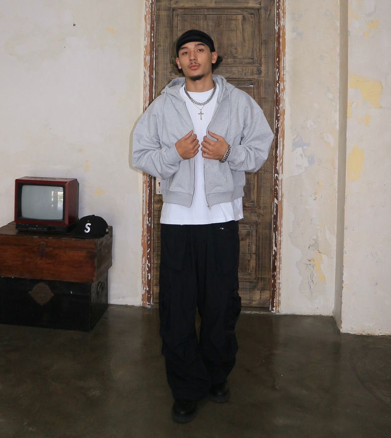 RIPOFFF（リップオフ）の「RIPOFFF Boxy Zip Hoodie（Jackets/Outerwear）」