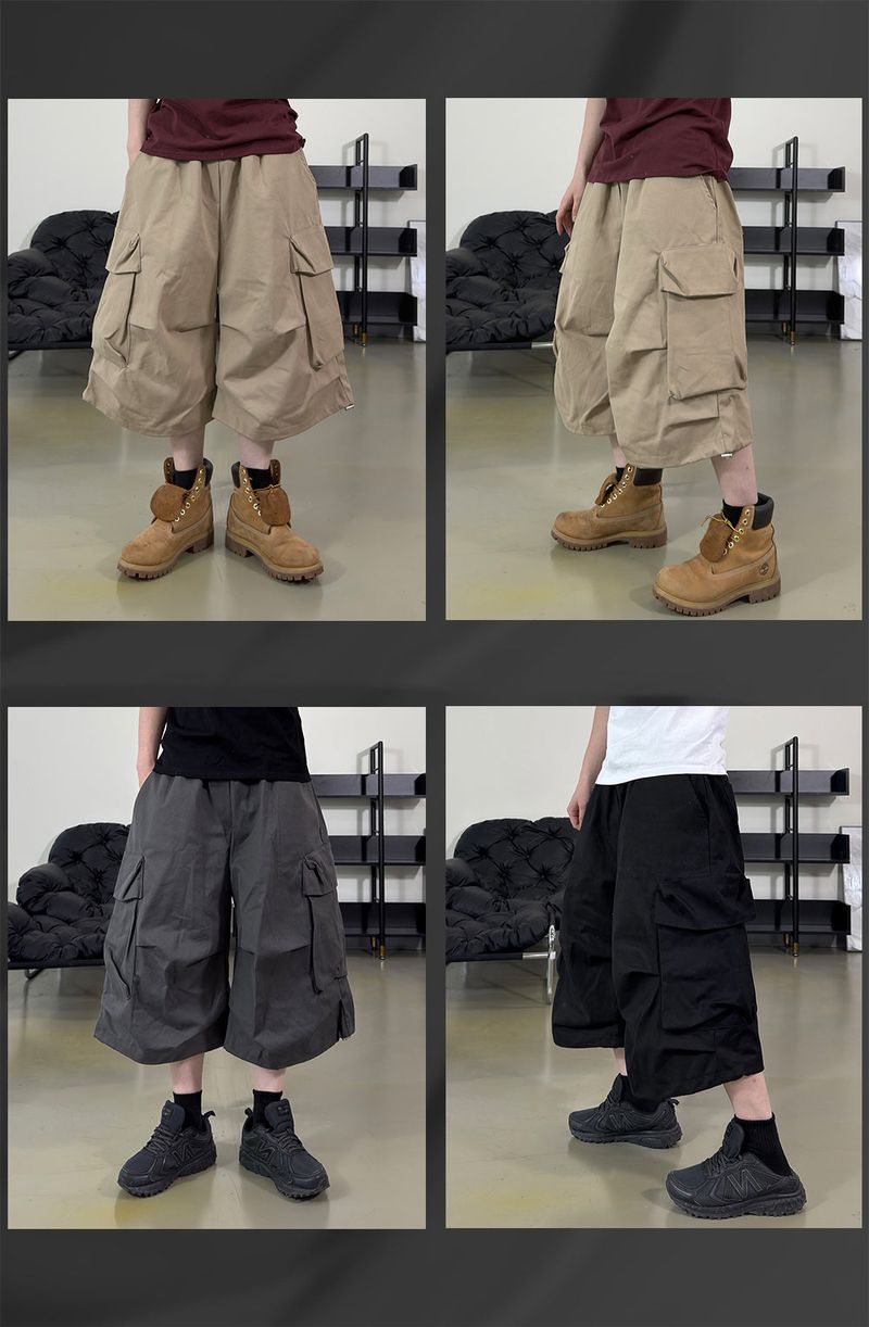Jorbic 3D Cargo Bermuda Pants