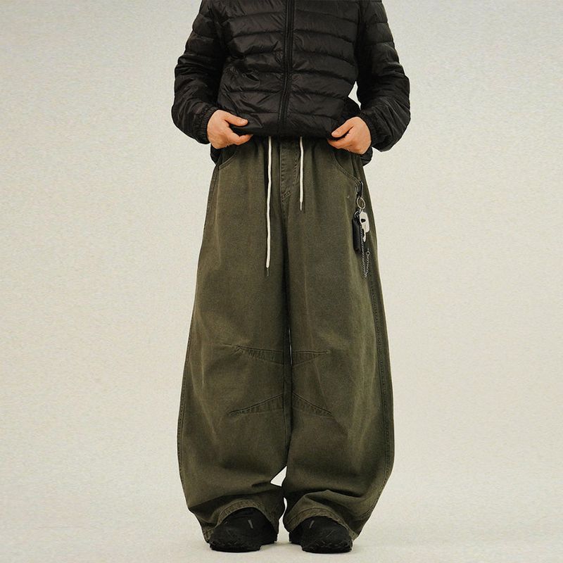 SEMIKAJI（セミカジ）の「AD Washing Pigment Tuck Balloon Pants（Pants）」