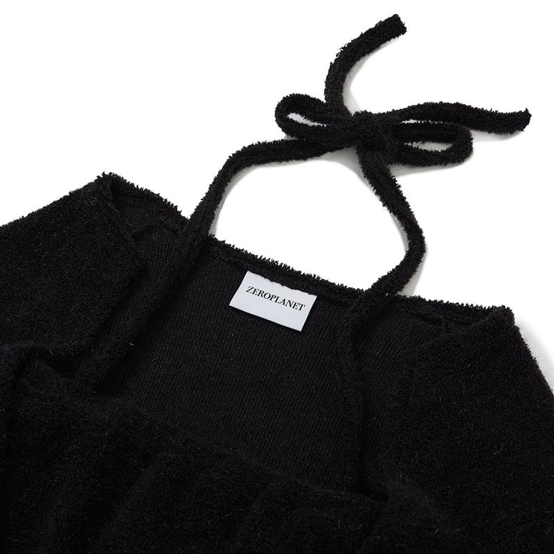 リボンテリーボレロセット / Ribbon Terry Bolero Set [BLACK]