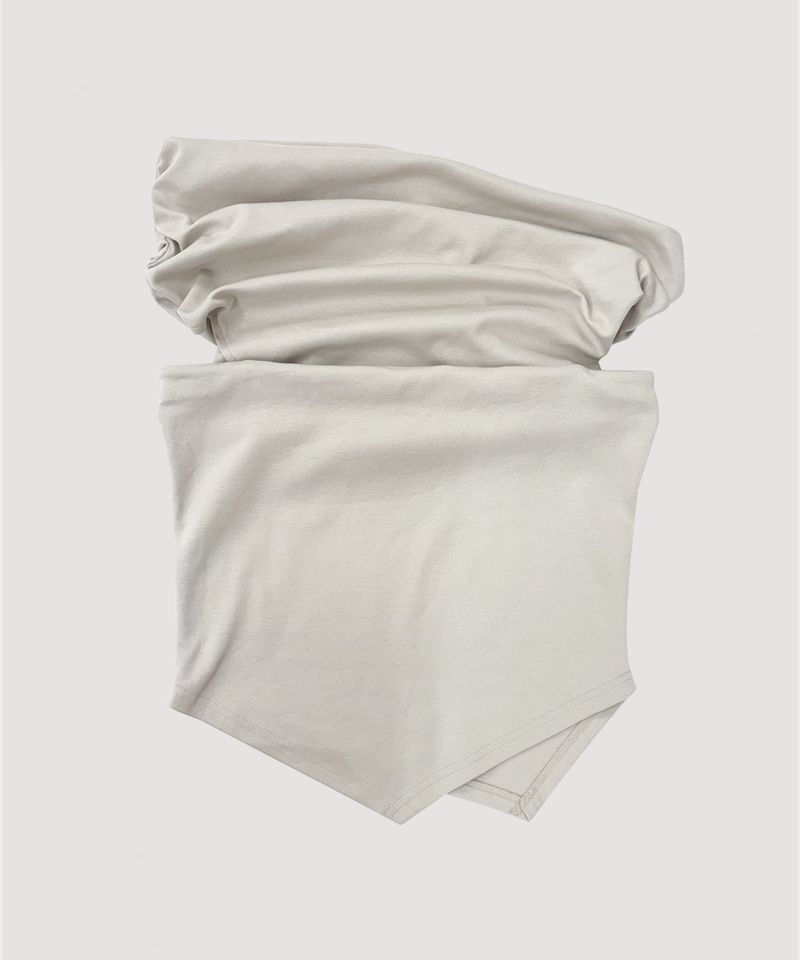 ASYMMETRIC DRAPE TOP