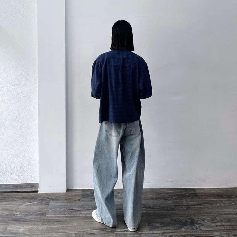 Micro Check Pocket Shirt