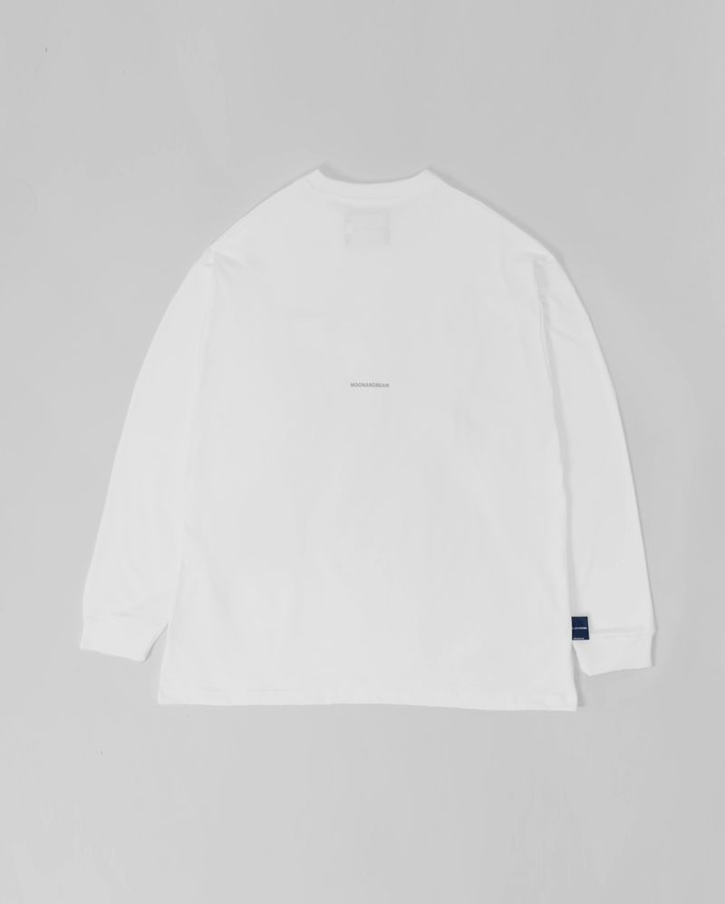 LWP EMBROIDERY POCKET L/S TEE (WHITE)