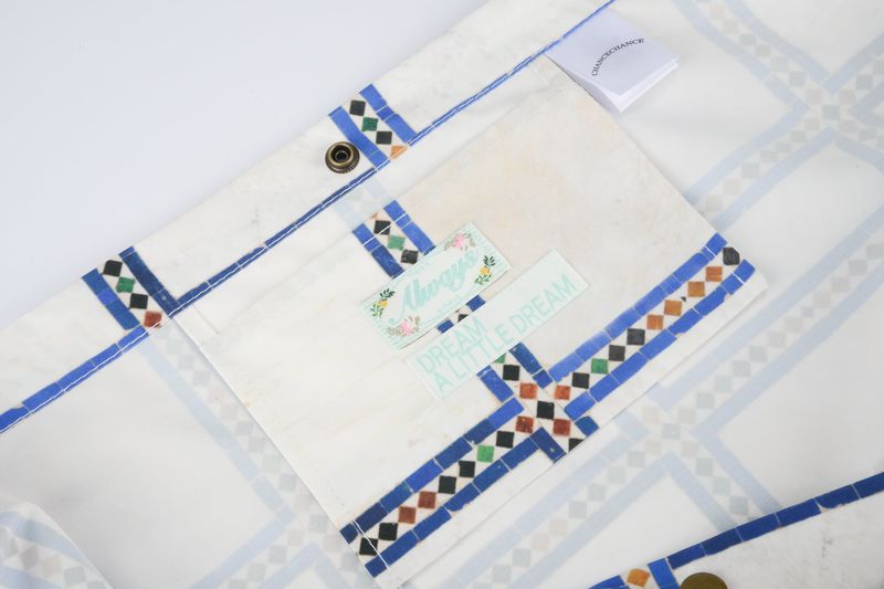OLDE FLOOR TILE MESSENGER BAG