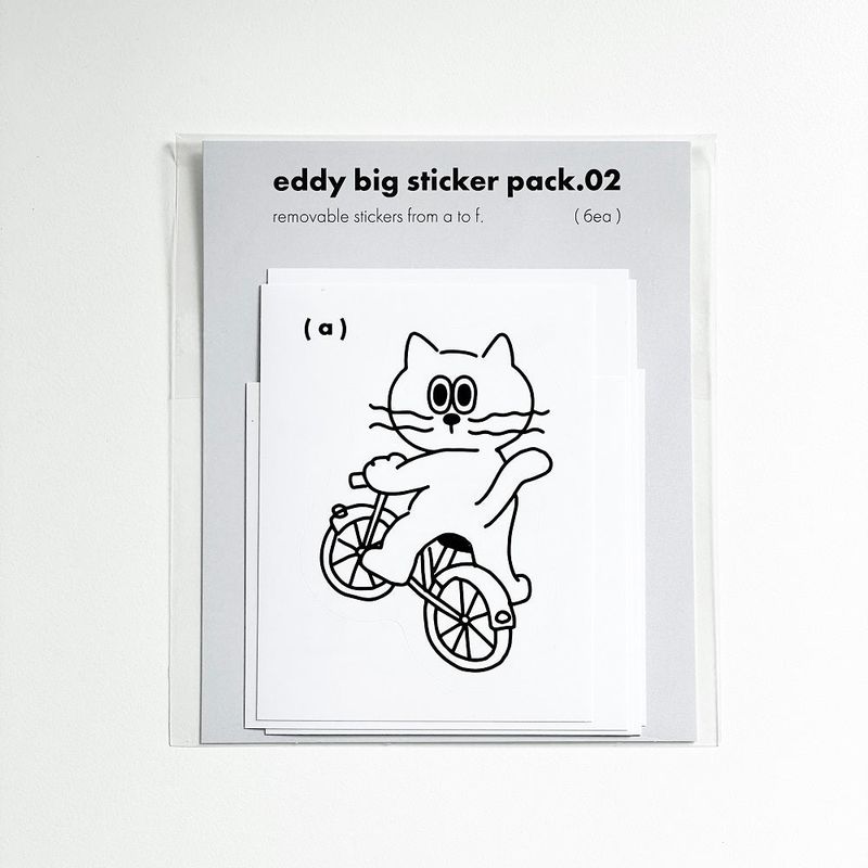 ADDHALF（アドハーフ）の「Eddy Big Removable Sticker Pack 02（Smartphone Accessories）」