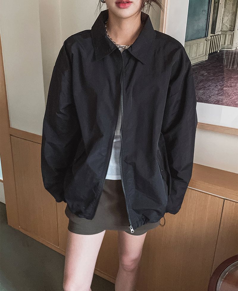 (UNISEX)ショールウィンドジャケット
