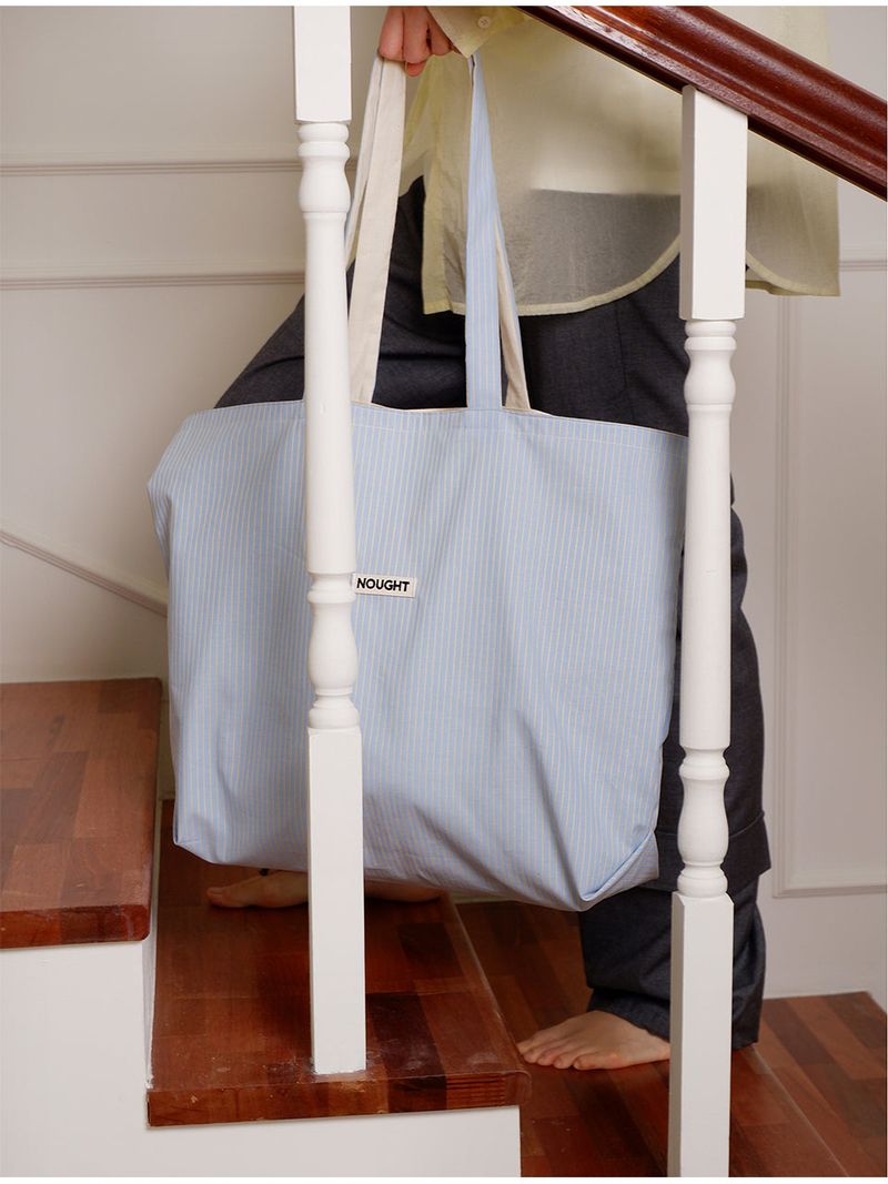 Emb Logo Cotton Day Bag / ST Sky Blue