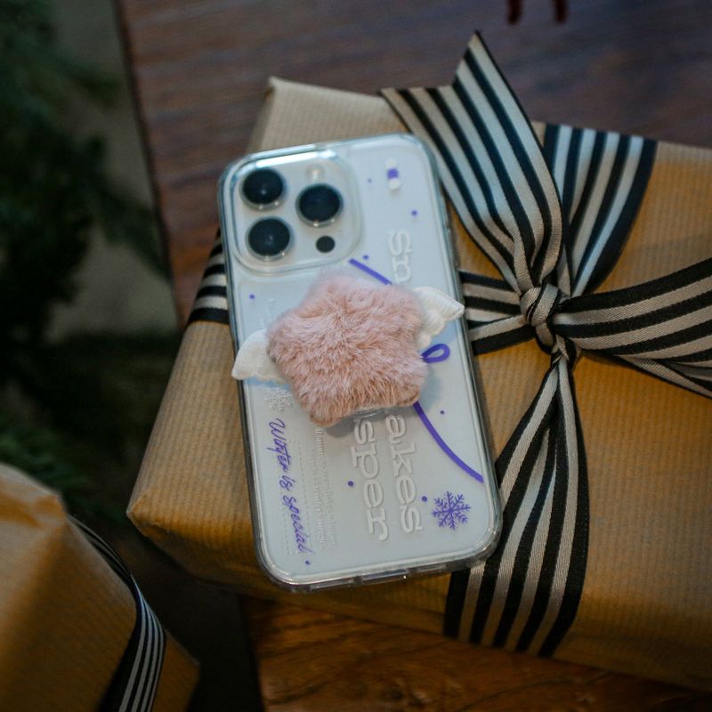 【MADE】(2type) Snow Violet Jelly hard Phone case