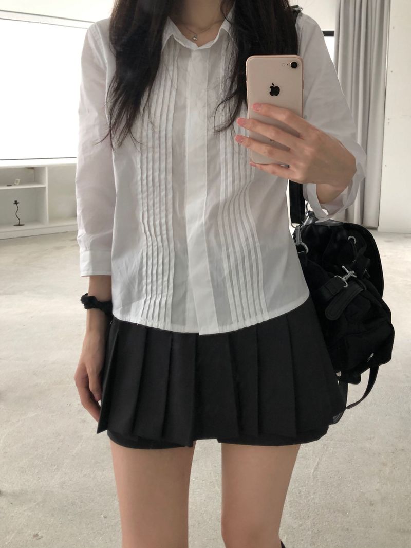 Ray Pintuck Shirt (one color)
