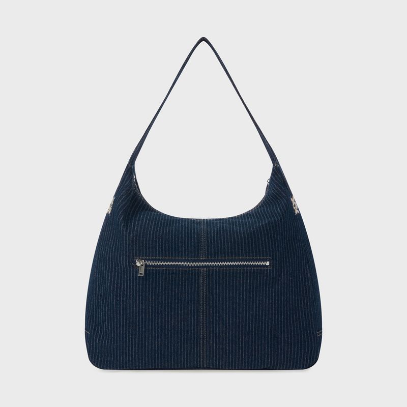 Denim Hobo Bag (Blue)