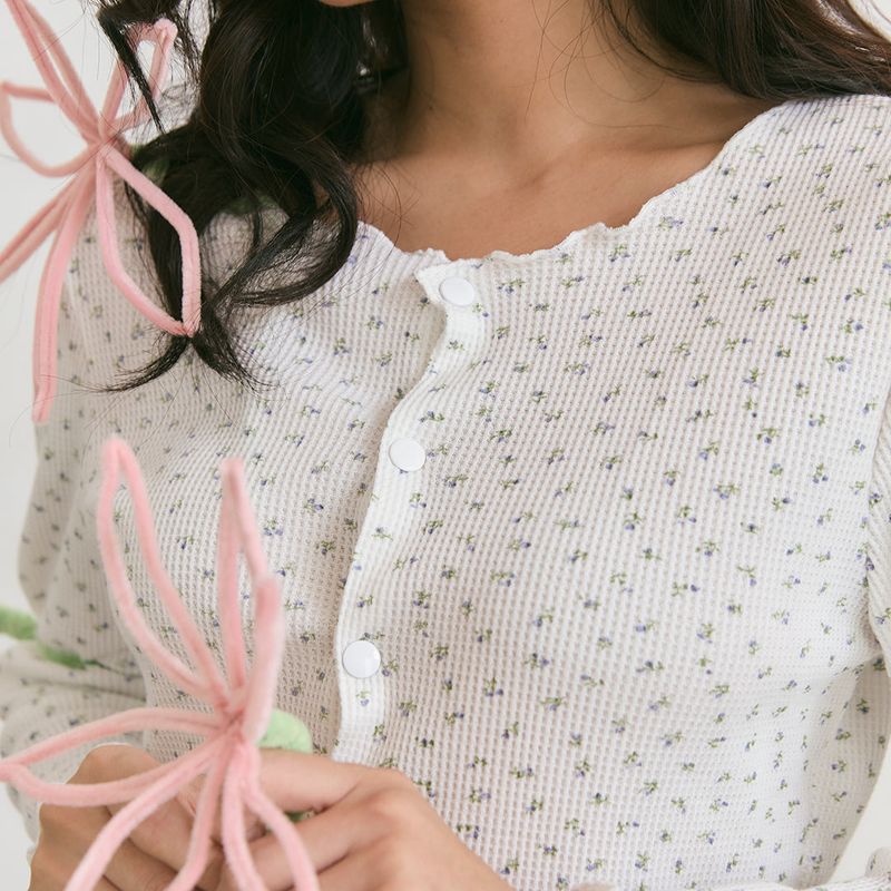 Bacon top | floral print