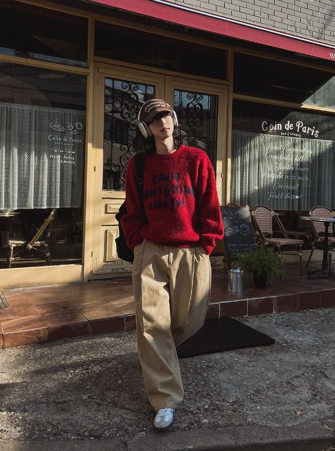 Hazy Cotton Pintuck Pants