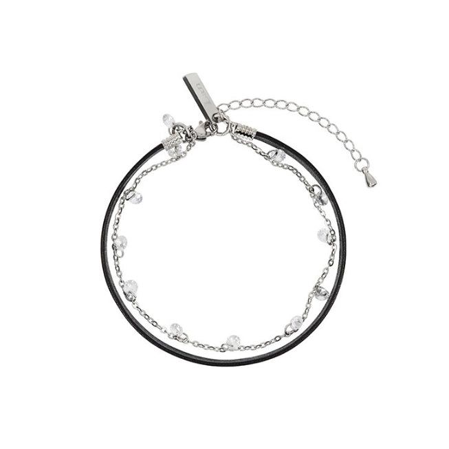 2PLAN(ツープラン)の「LAN ARCHIVE Leather Layered Jewelry Bracelet(Accessories)」
