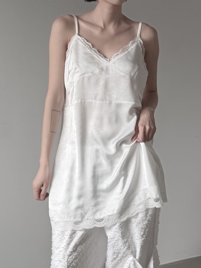 mnem（ムネム）の「Ek Satin Lace Slip One Piece（Dresses）」