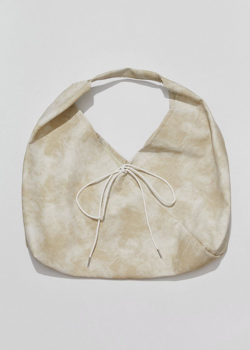 Jeanne Leather Shoulder Bag_Crack Beige