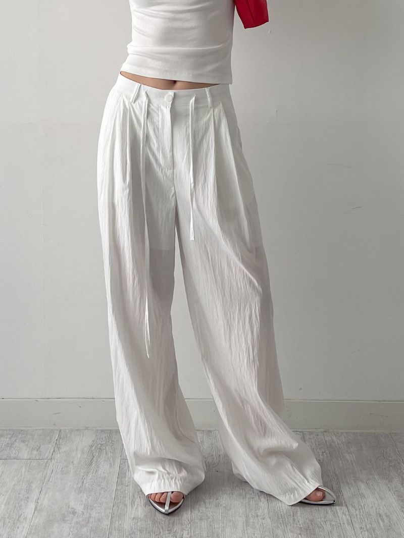 INCHANT ME(インチャントミー)の「Yvon Nylon Strap Wide Slacks(Pants)」
