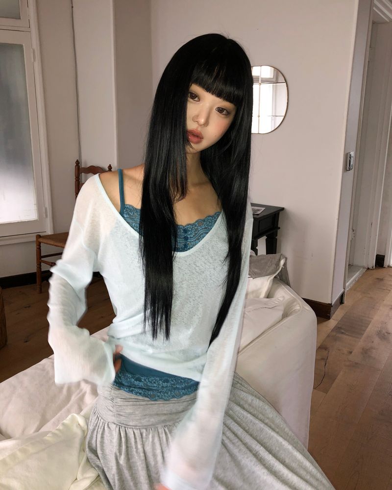 Necho Layered Long Sleeve T-Shirt