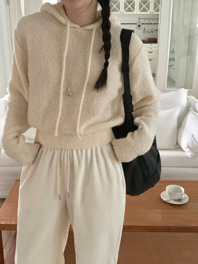 [MADE] Bear fleece-to-way wide pants