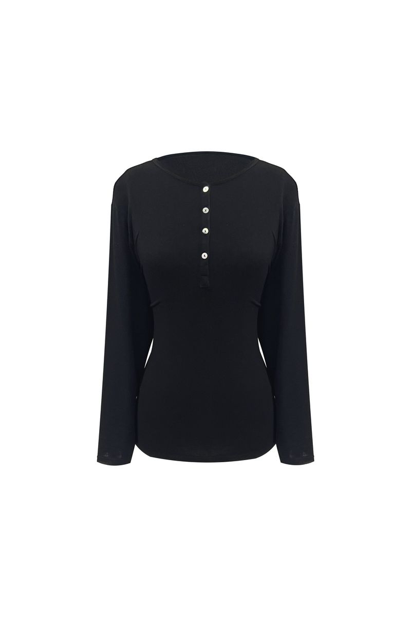 FAIRY WOOL LONG SLEEVE / BLACK