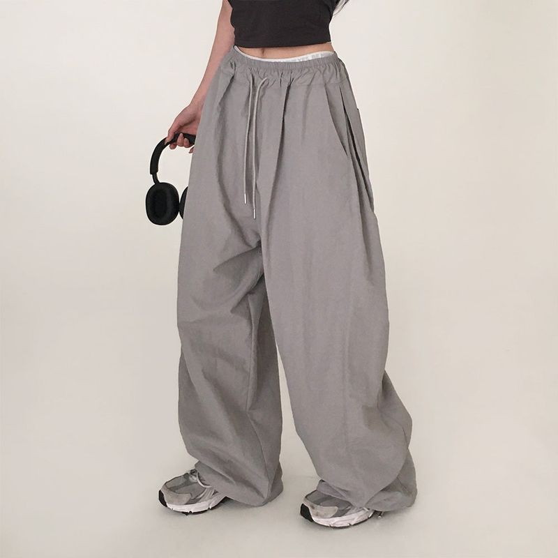[MADE] Dump, folding nylon wide pants