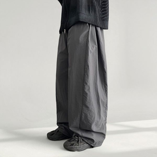 voarc（ボアク）の「Heath Cool Air Nylon Side Pintuck Banding Wide Pants (5 colors)（Pants）」