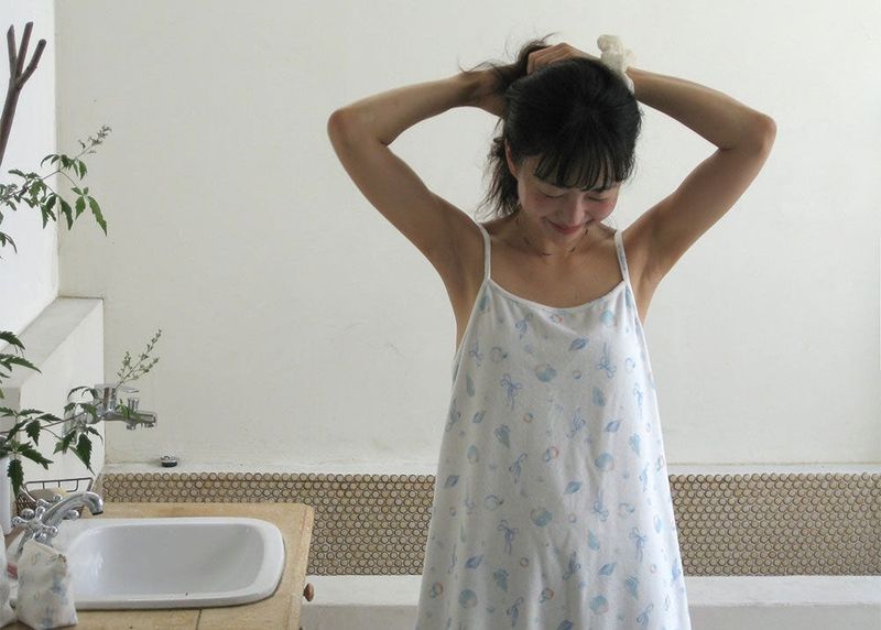 Shell towel one-piece