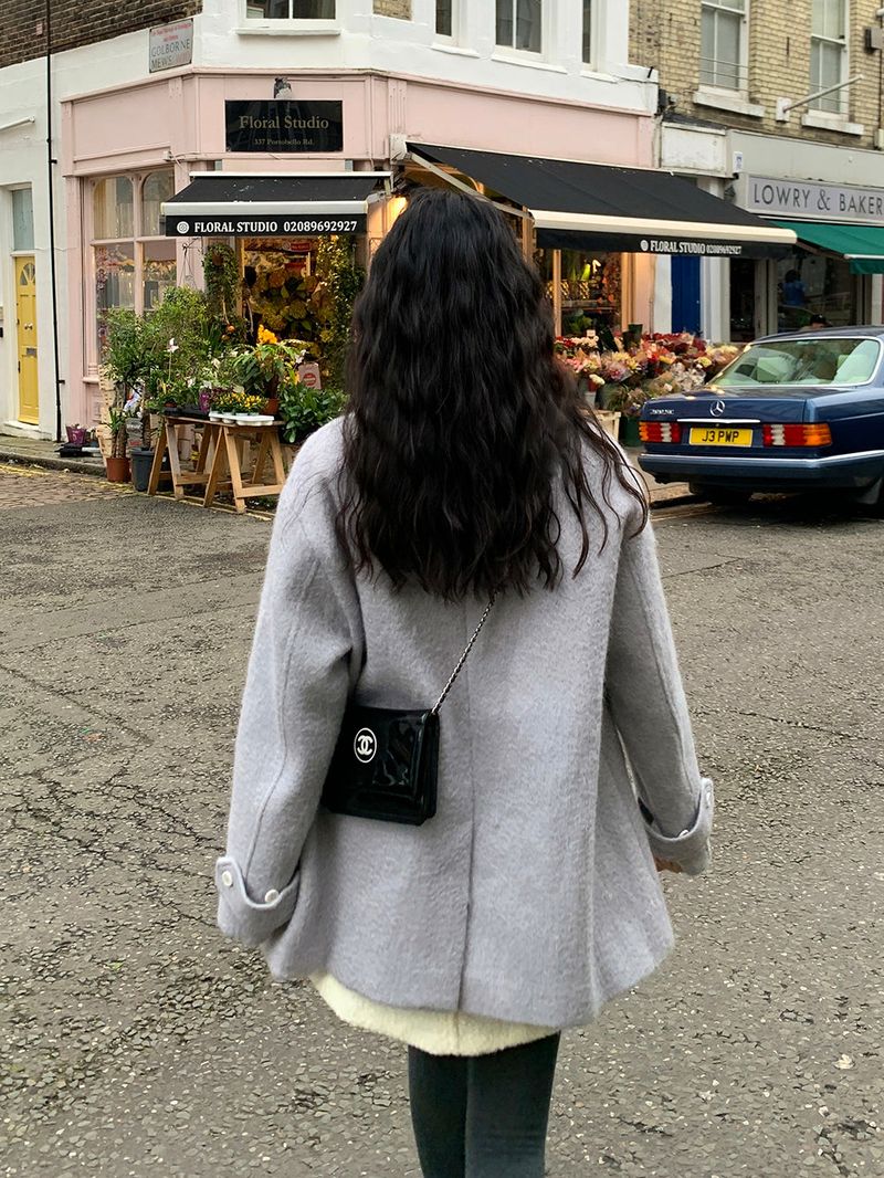 [MADE] Tion Mohair Handmade Pe Coat