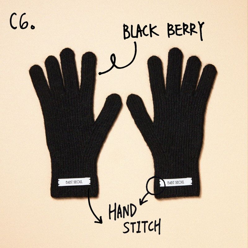 basic wool glove (6 color)