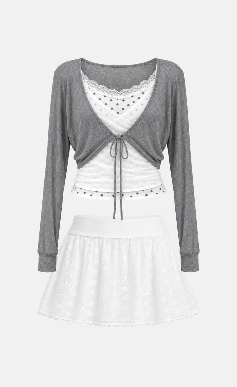 Lunet Lace Bolero Set