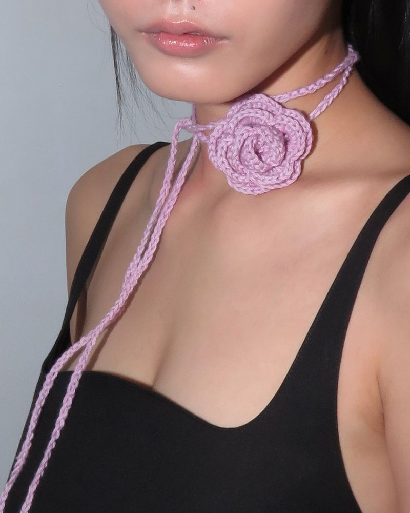 Organic Rose Necklace