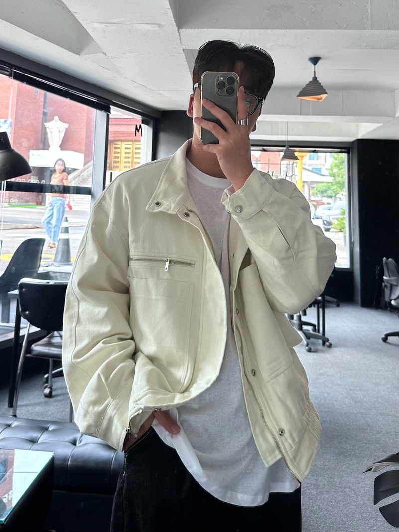 ninty percent two way zipper jacket