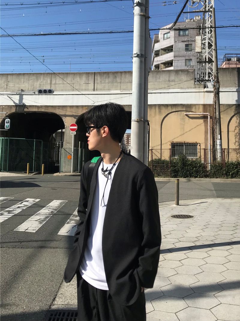 Balance collarless jacket