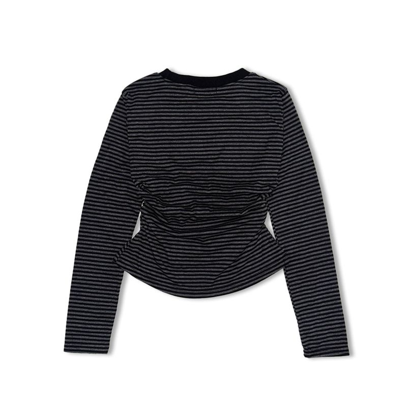 shirring number tee (4colors)
