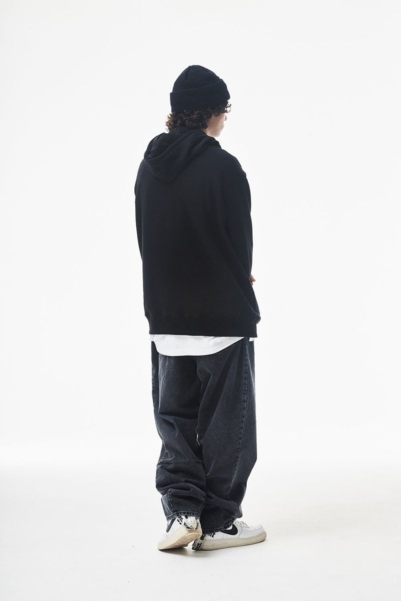 MBSRCOPT102 MID90 BAGGY DENIM PANTS BLACK