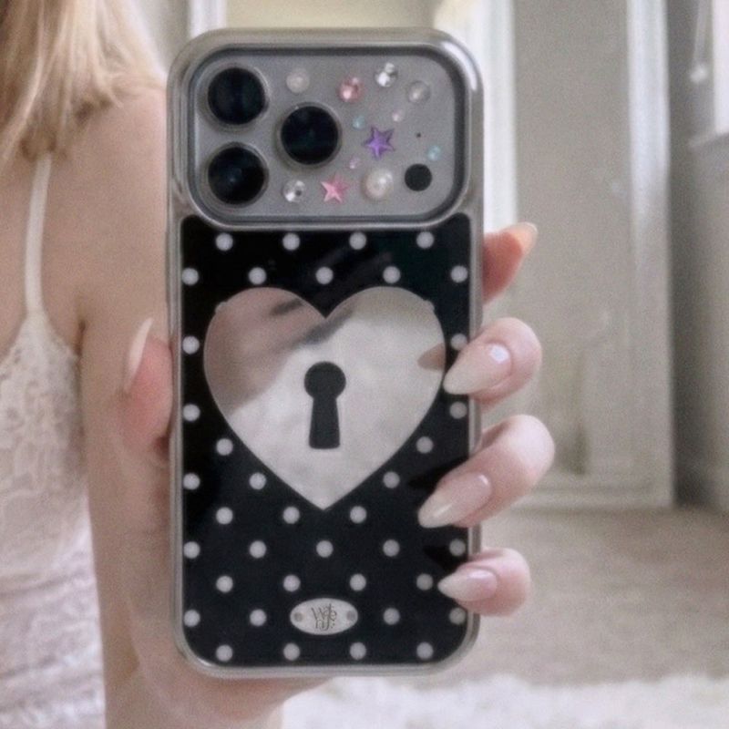 WATERJEAN（ウォータージン）の「[MADE] heart lock case (black)（Smartphone Accessories）」