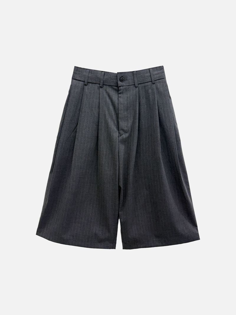  Delta Stripe Bermuda Slacks 2C