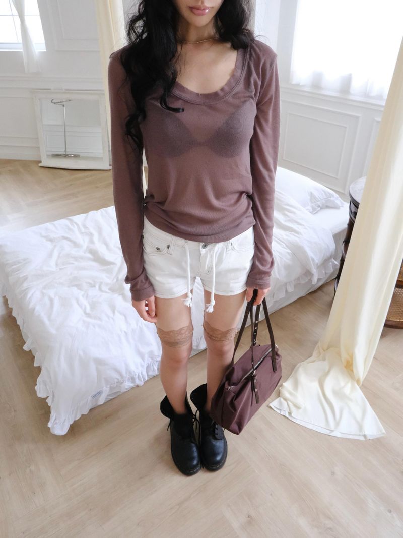 nylon eyelet shoulder bag
