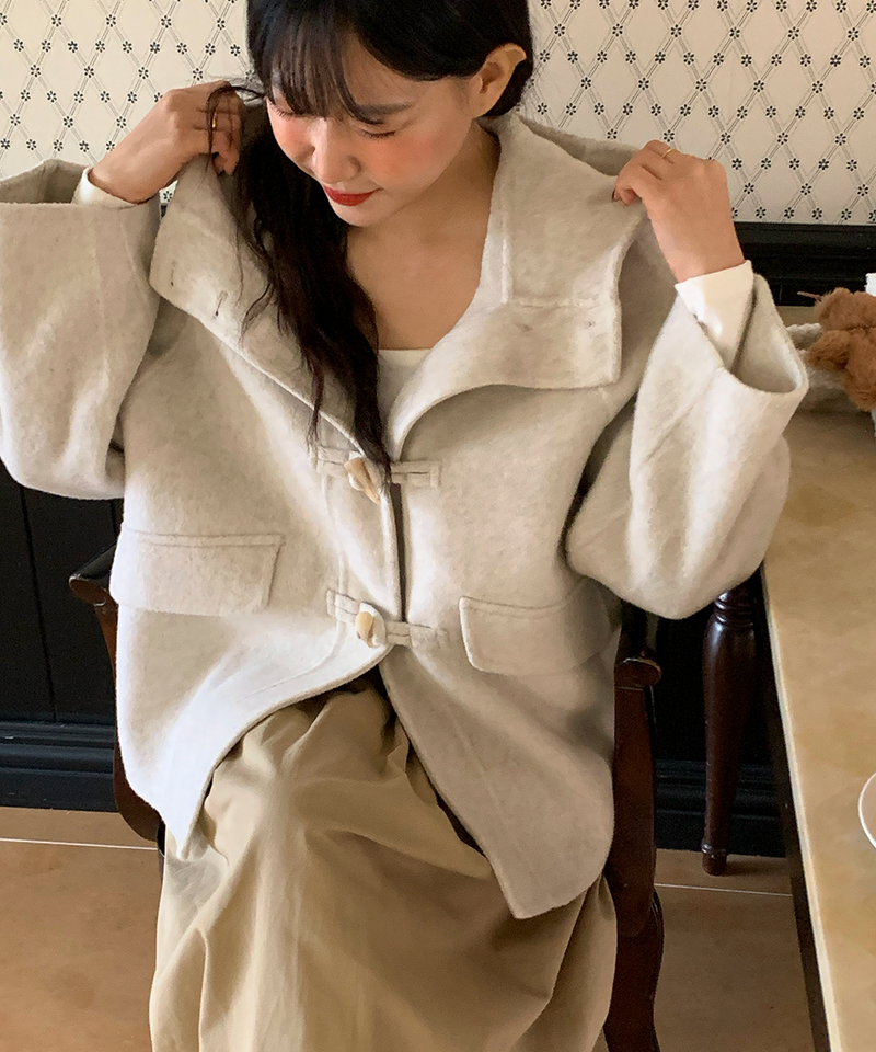 Duffle Half-Length Handmade Coat Jacket