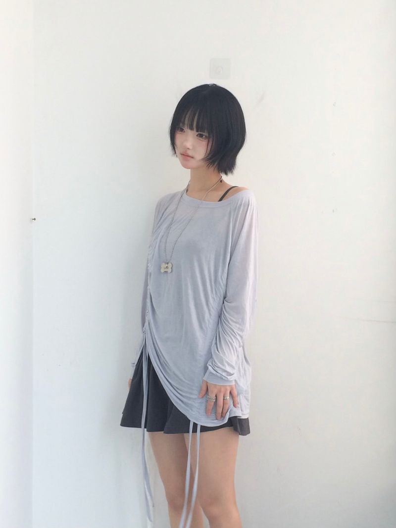 Light Texture Shirring T