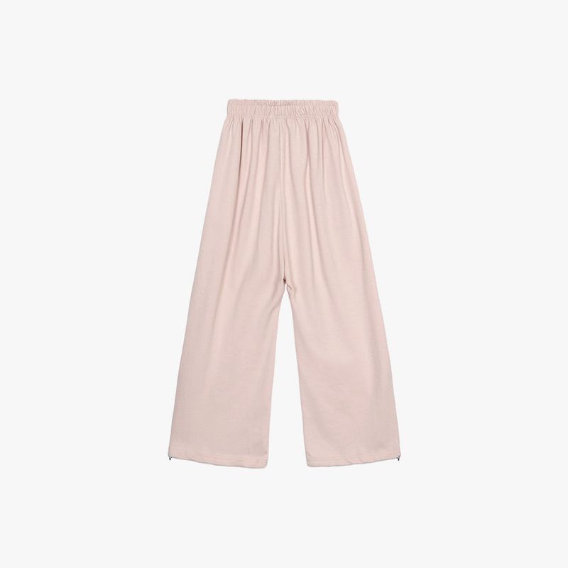 LACE POCKET WIDE SWEATPANTS